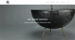 Desktop Screenshot of mespeakdesign.com